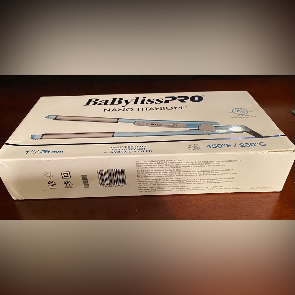 BaBylissPRO Nano Titanium U-Styler - Light Blue - Picture 5 of 12